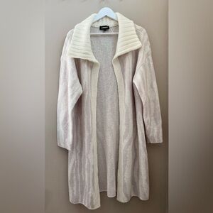 NWOT Express Zebra Print Cardigan Duster